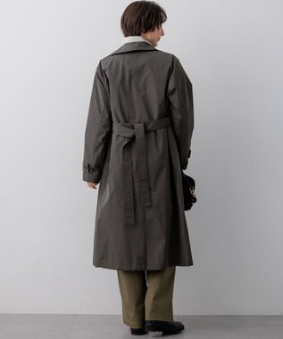 23区 【先行予約】LIMONTAハイカウントメモリータフタ ライナー付き アウター グレー系