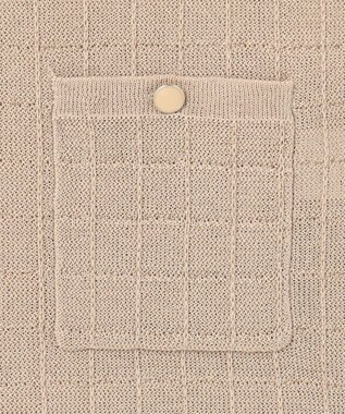 J.PRESS LADIES L 【洗える】WINDY ニット ジャケット ベージュ系