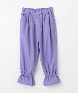 組曲 KIDS 【110-140㎝】フリルクロップ丈 パンツ モーブ系