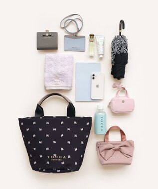 TOCCA SKIPPING ICON TOTE トートバッグ【星風まどかさん着用・WEB＆一部店舗限定】 ブラック系5
