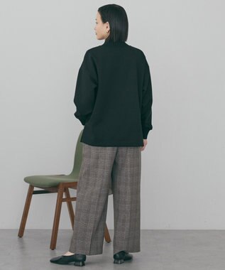 AMERICAN HOLIC ハイネックリブポンチプルオーバー Black