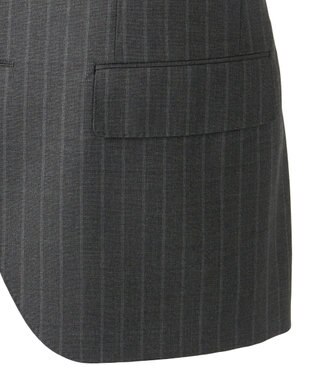 J.PRESS MEN 【WEB・一部店舗限定】インテリジェントストライプ スーツ / 総裏 グレー系2