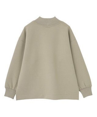 AMERICAN HOLIC ハイネックリブポンチプルオーバー Gray Beige