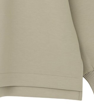 AMERICAN HOLIC ハイネックリブポンチプルオーバー Gray Beige