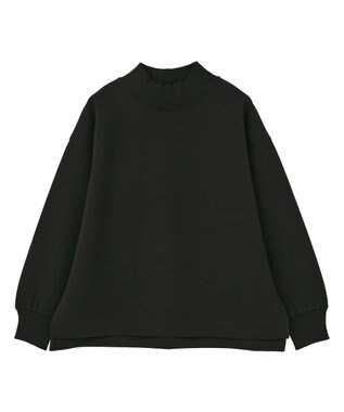 AMERICAN HOLIC ハイネックリブポンチプルオーバー Black