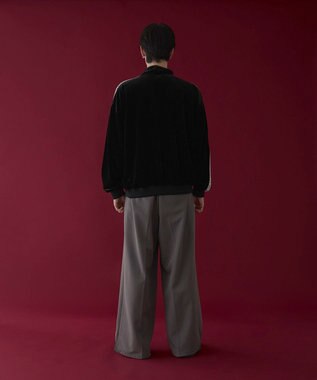 WEGO ベロアライントラックジャケット ブラウン