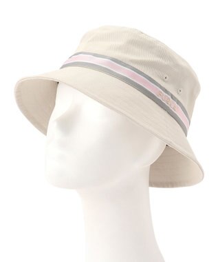 MOONBAT FURLA(フルラ) バケットハット　グログラン巻き ベージュ