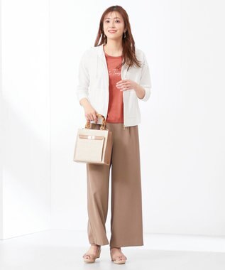 ANY SIS 【UVケア・接触冷感】リップル パーカー オフホワイト