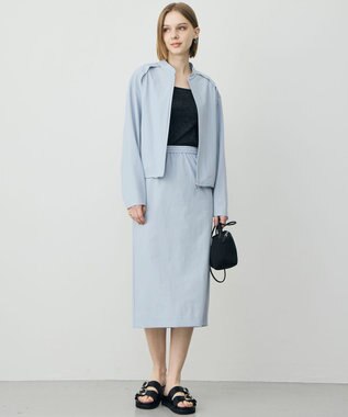 ICB L 【WEB限定カラーあり】 ブロードステッチリブ タンクトップ ブラックラメ