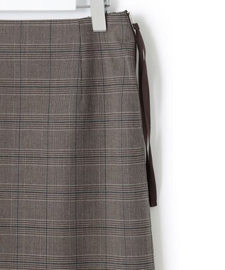 J.PRESS YORK STREET 【WOMEN】タイトロングスカート ブラウン系3