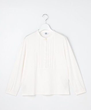 J.PRESS LADIES L コットンスムース フロントタック カットソー