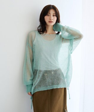 YECCA VECCA ラメタンクトップ Light Gray