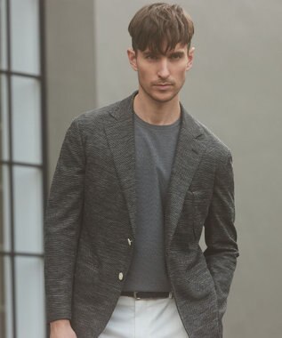 GOTAIRIKU 2年連続売上NO1【吸水速乾/ウォッシャブル/ストレッチ】ノルマンディーリネン カーディガンジャケット(25年モデル) グレー(NEW/フラップポケット)