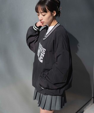 WEGO ナイロンプルオーバー ブラック