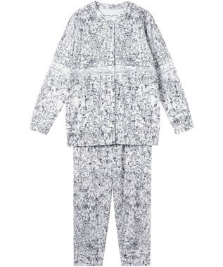 tsumori chisato SLEEP ツモリチサト パジャマ 長袖 長ズボン 綿100%(本体) 接結天竺素材 レディース UDX503 /ワコール アイボリー