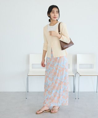 CRAFT STANDARD BOUTIQUE 2点セット / スクープネックカーディガン+タンクトップ Ivory