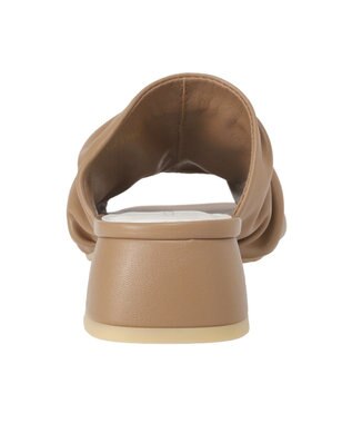 earth music&ecology ソフトギャザーミュール Gray Beige