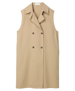 Green Parks トレンチロングジレ Beige
