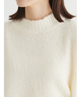 Green Parks ・Ｐｅｔｉｔ　Ｆｌｅｕｒ　ブークレワイドニット Off White