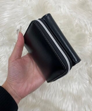 WEGO メタルハートスタッズウォレット ブラック