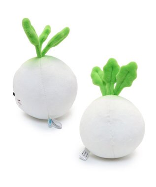 Mother garden しろたん 白いもの マスコット 17.5cm 《白いかぶ》 白～オフホワイト