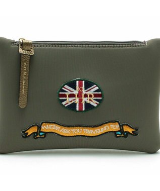 A.D.M.J. 【魔法の様に軽い】マジックライト/コード刺しゅうフラットポーチ2セット(S・LL) LO/RO