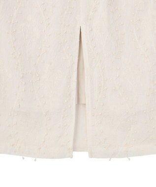 Green Parks ３Ｄレース刺しゅうスカート Ecru