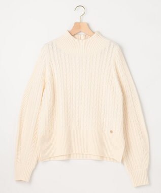 組曲 バルキーケーブル ニット アイボリー系