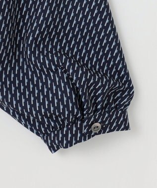 J.PRESS LADIES 幾何プリント モックネック カットソー ネイビー系5