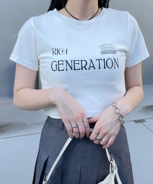 WEGO グラフィックちびT ホワイト