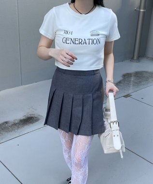 WEGO グラフィックちびT ホワイト