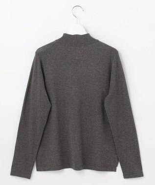 J.PRESS LADIES 【洗える】PRINCE ハイネック ニット グレー系