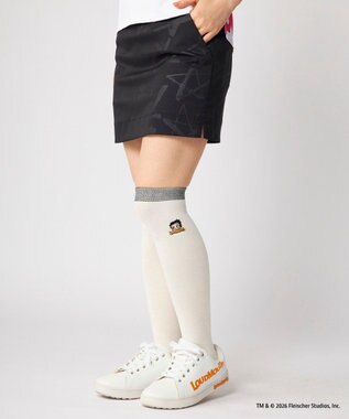 FILA GOLF／marie claire 【Loudmouth×Betty Boop™】ニーハイソックス White