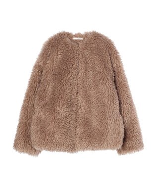 Green Parks ・ＥＬＥＮＣＡＲＥ　ＤＵＥ　シープファーノーカラーコート Beige