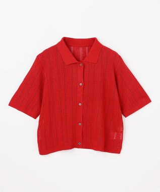 ANY レーシーポロカーデ レッド