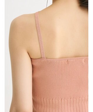 Green Parks ・swing by SET2点ニットカーデ&ニットキャミ Orange