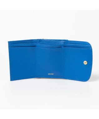 UNBILLION ペルケ perche / アクリル玉三つ折りミニサイフ ブルードット