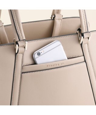 ACE BAGS & LUGGAGE W&.Day/Night マール ダブルハンドルトート A4ジャストサイズ 15301 ダブルアンドデイナイト グレージュ