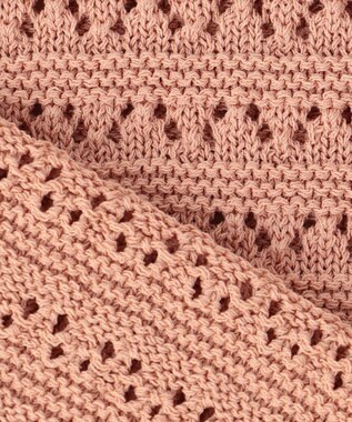 組曲 S 編地切替ドルマンプルオーバー ニット アプリコットブラウン系