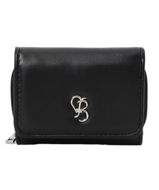 WEGO イニシャルパーツミニウォレット ブラック