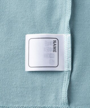 MIKI HOUSE HOT BISCUITS 【70-120cm】【Everyday Series】ワンポイント 長袖Tシャツ ストームブルー