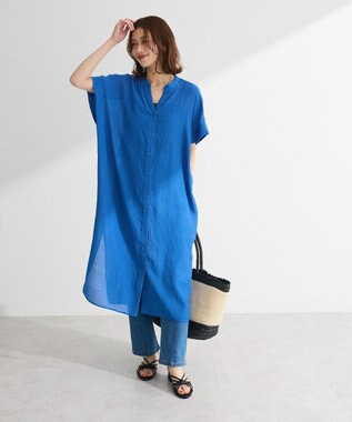 Green Parks 接触冷感ストレッチスキニーパンツ Indigo