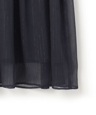 23区 L 【APPLAUDIR】クレープシフォン ドレス ネイビー