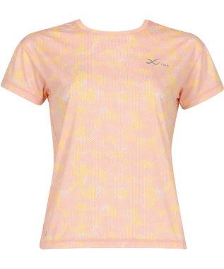 CW-X 【WOMEN】 CW-X トップス 【薄軽ランニングシャツ】 半袖 3分袖 Ｕネック 吸汗速乾性(本体) レディース DLY155 /ワコール オークル