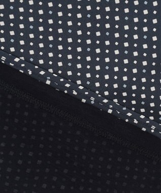 J.PRESS LADIES L 幾何プリント ボウタイ カットソー ネイビー系5