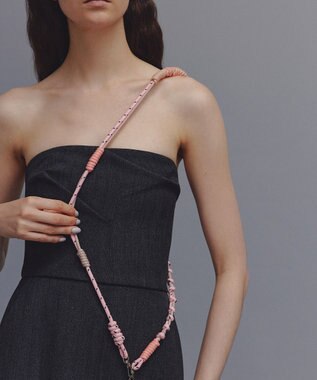 TOPKAPI 【TREASURE TOPKAPI】パラコード編み スマホ ショルダー ストラップ ピンク