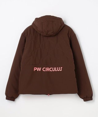 PW CIRCULUS 【撥水加工 / ストレッチ】【WOMEN】キルティング中綿ブルゾン ゴルフウェア レディース ダークブラウン系