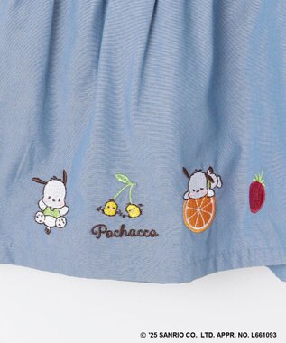 ANY KIDS 【any FAM ×サンリオキャラクターズ】裾刺繍 キュロット ポチャッコ×デニム