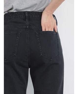 AMERICAN HOLIC マチ付きフレアデニム Black