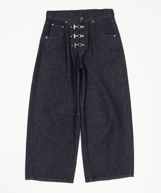 WEGO ファイヤーマンバギーデニムパンツ デニムインディゴ